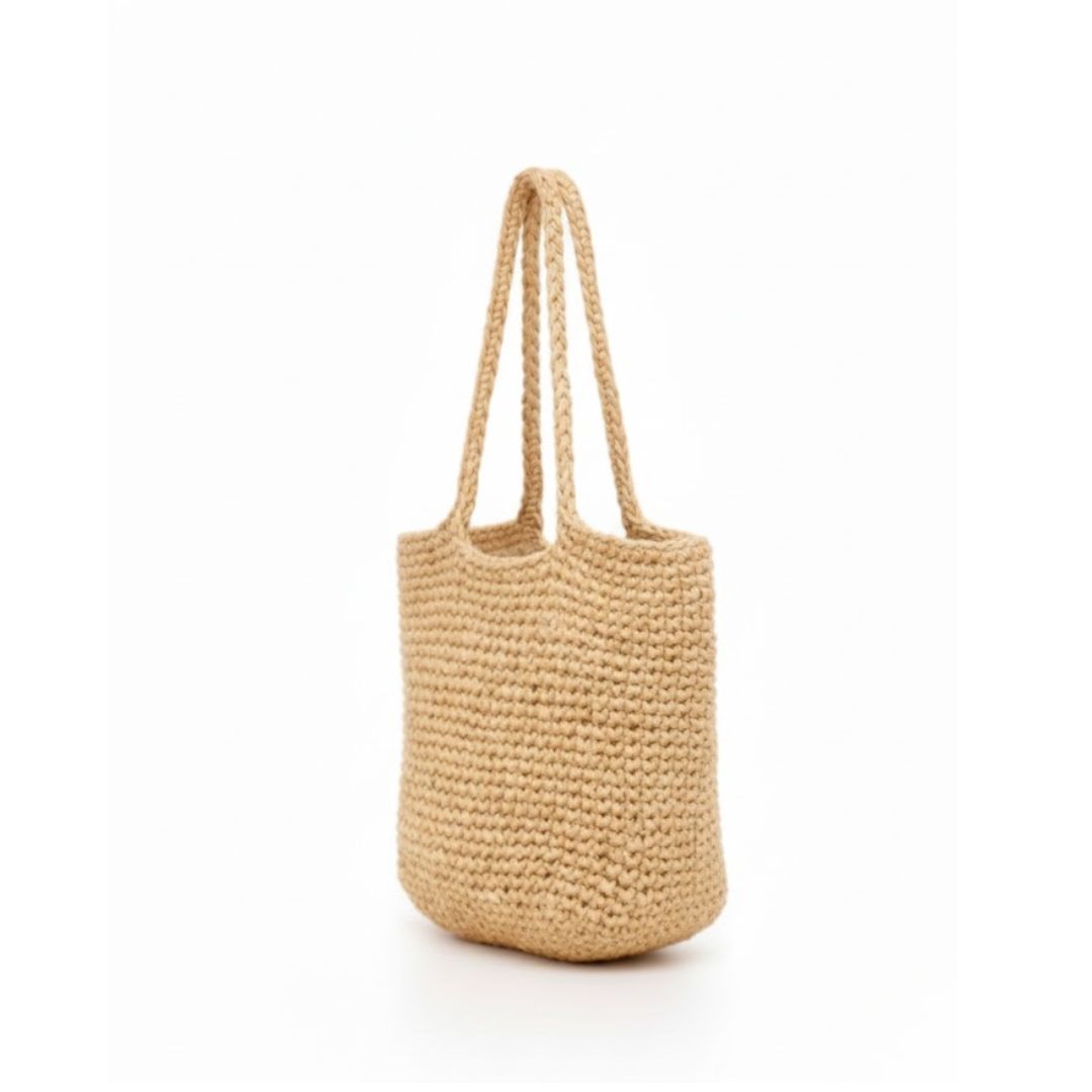 Handknitted Casual Tote Bag for Sustainable Style